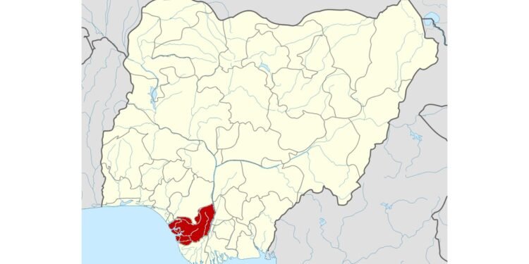 Delta State map for agent banking in Patani story