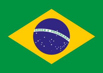 Flag of Brazil as Brazilians vote in presidential run-off between Lula and Flávio Bolsonaro