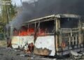 Russian Strike on Civilian Buses