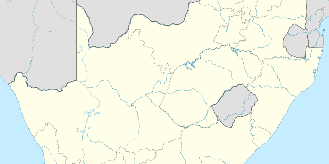 Map of South Africa