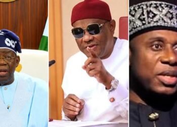 Tinubu, Wike and Amaechi ahead of 2027 campaign