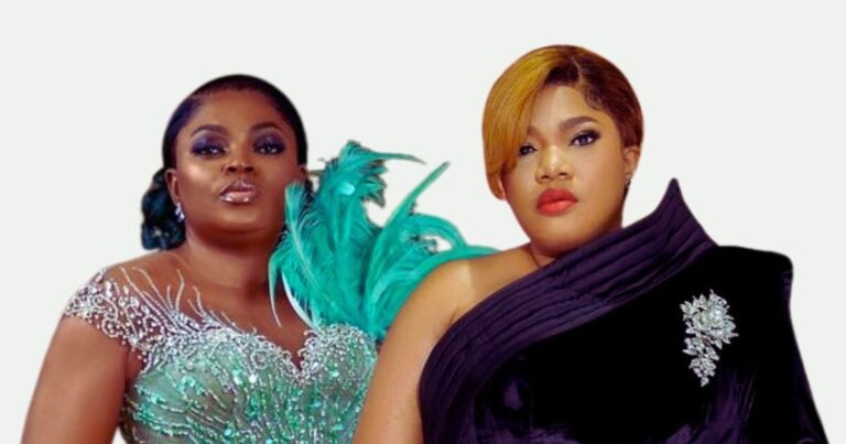 Toyin Abraham Under Fire as Leaked Call on Funke Akindele Sparks Nollywood Feud Debate